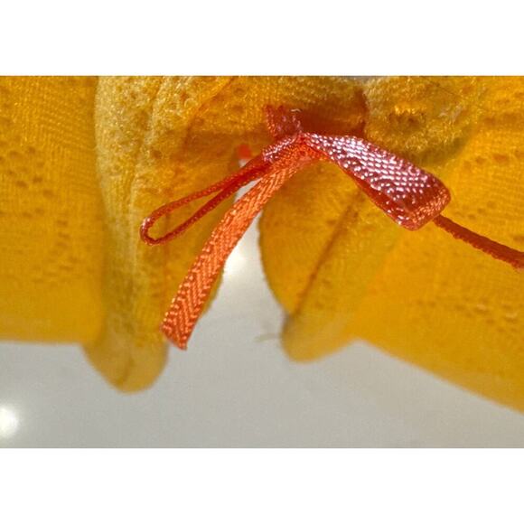 Cacique Women’s Size 46B Boost Plunge Yellow Orange Lace Underwire Bright Bra - Picture 12 of 12